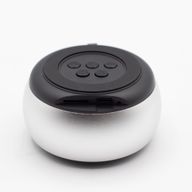 SIlver Mandela Lighting Effect Mini Speaker