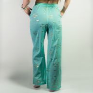 (ML) Nomad Sari On the Med Collection - Lounge Pants - Turquoise & Gold Fish Design