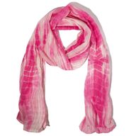Nomad Sari Party Shine Pink Scarf – Gold Thread (180×50cm)