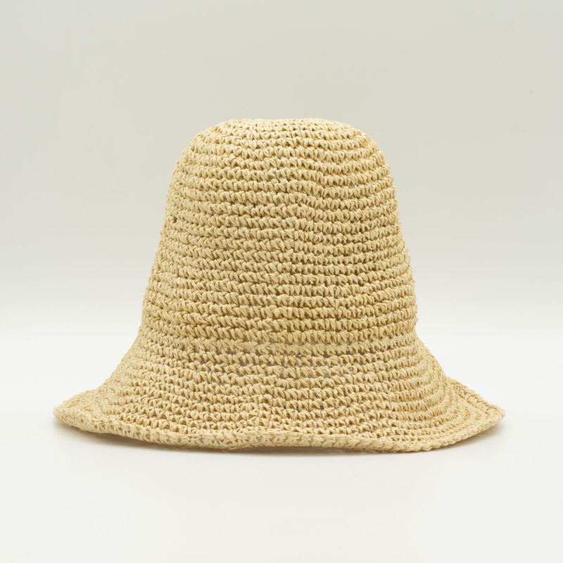 Floppy Straw Sun Hat - Natural Biege
