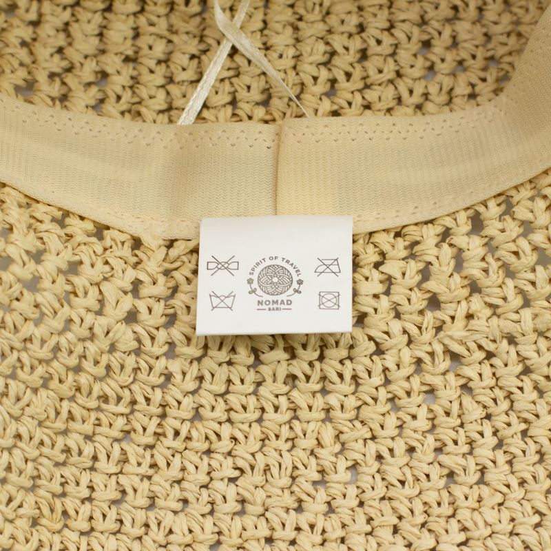 Floppy Straw Sun Hat - Natural Biege