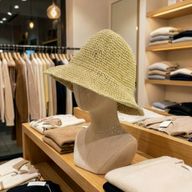 Floppy Straw Sun Hat - Natural Biege