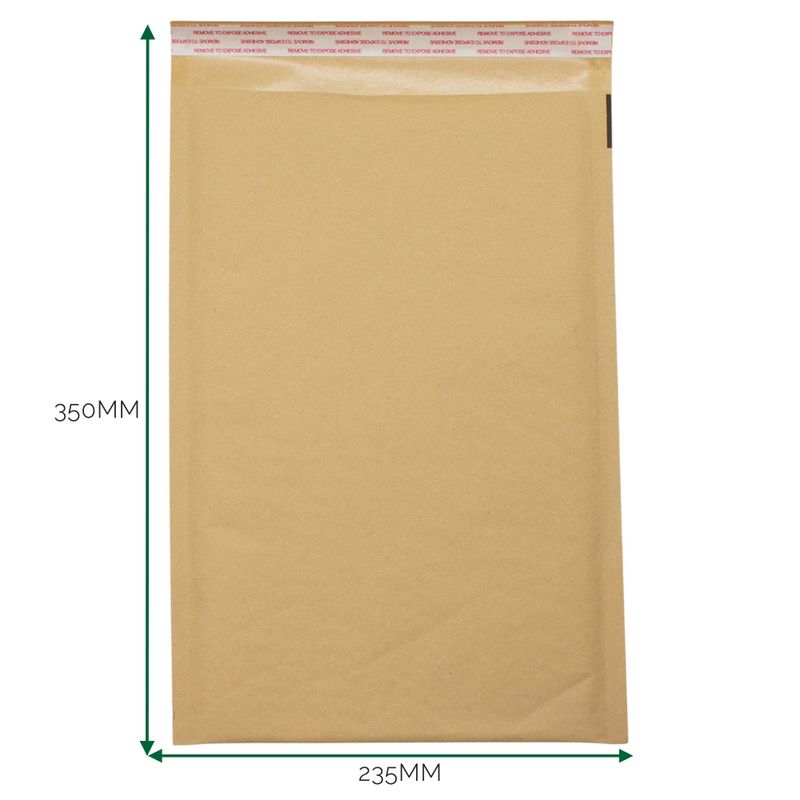 Kraft Padded Bubble Envelope (235x350+40mm)