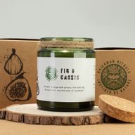 Greenman Woodwick Soy Candle - Crushed Fig & Cassis