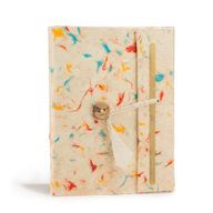 Med Lokta Mixed Colour Cotton Notebook Lrg (15x12cm) - 45 leafs