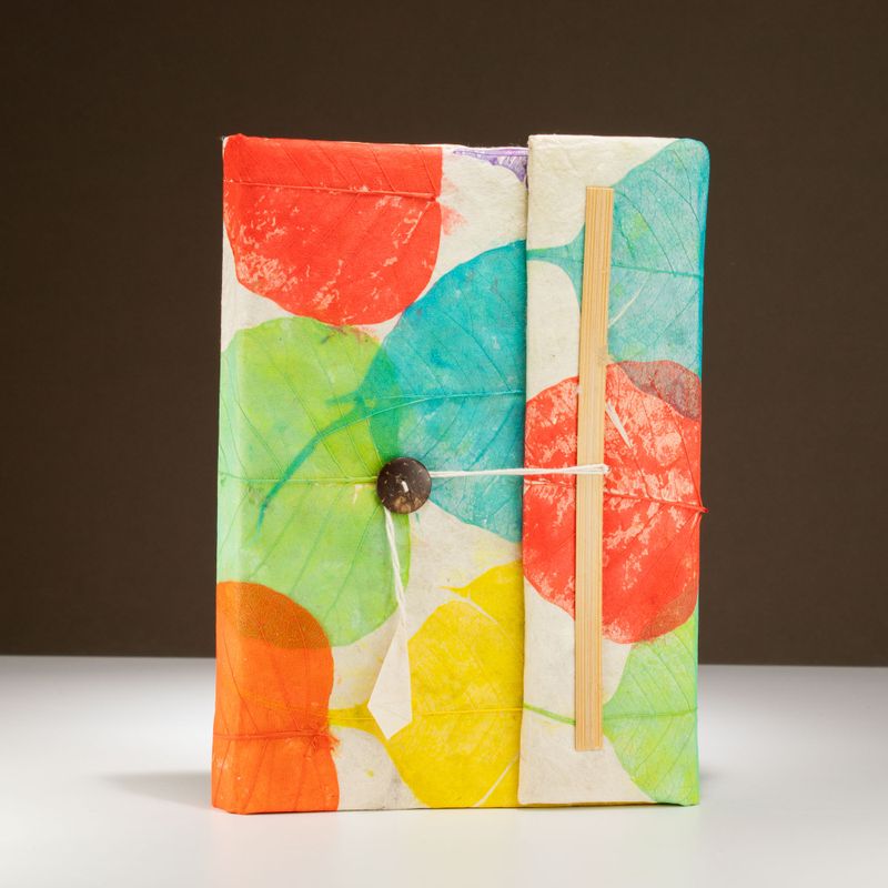 Lrg Lokta Colorful Leafs Lrg (21x15cm) - 45 leafs