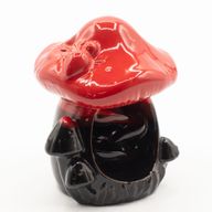 Backflow Incense Burner - Large Red Mushroom