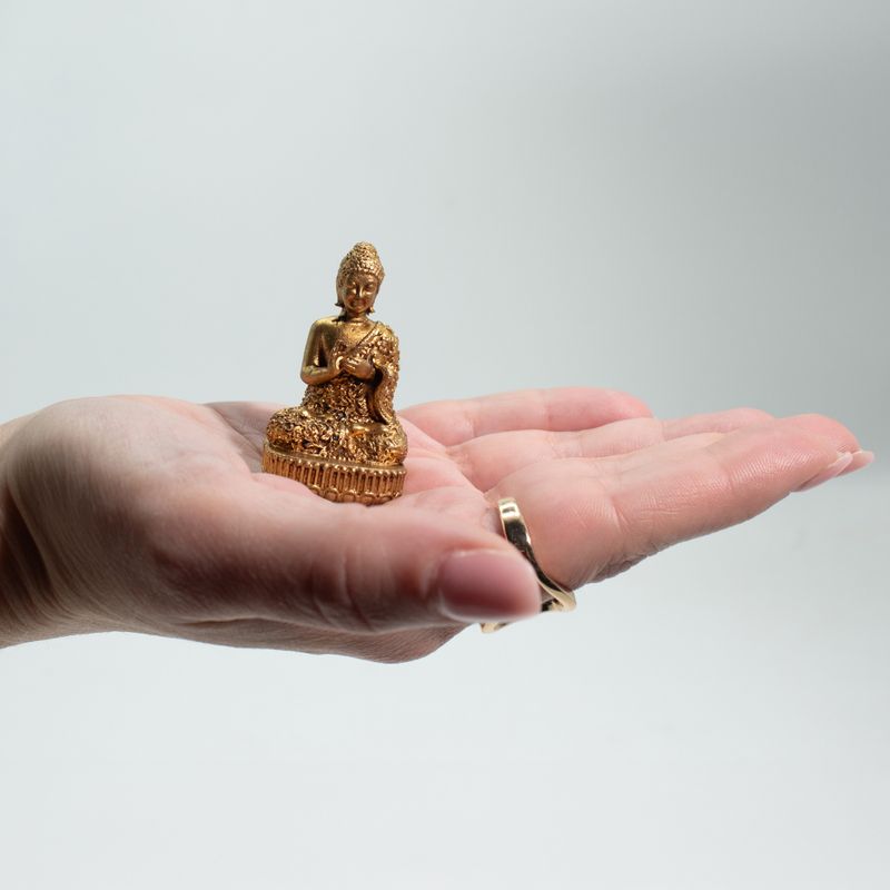 Brass Miniature Gods - Buddha (60gms) - 48mm