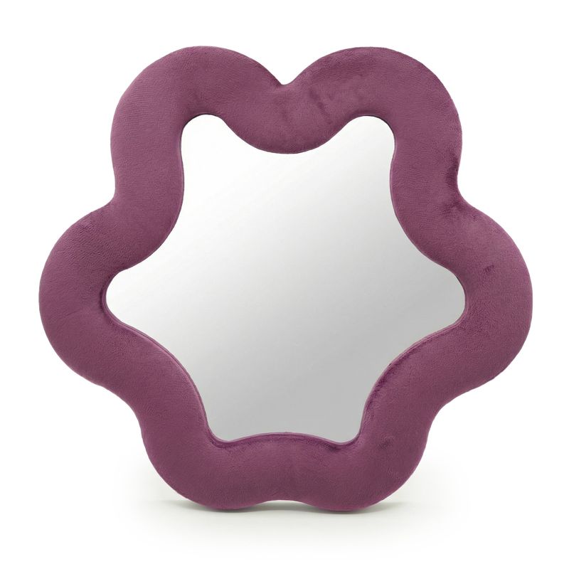 Soft Squiggly Mirror – Star – Mauve (33 x 31 x 2.3cm)