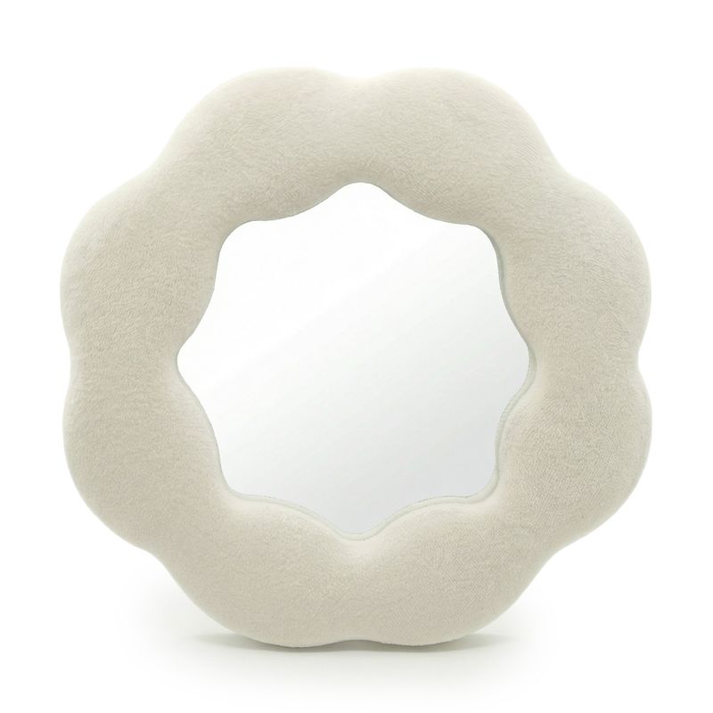 Soft Squiggly Mirror - Flower - Stone