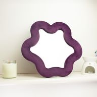 Soft Squiggly Mirror – Star – Mauve (33 x 31 x 2.3cm)