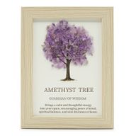 Gemstone Picture - Tree of Life - Amethyst (20x14.7x1cm)