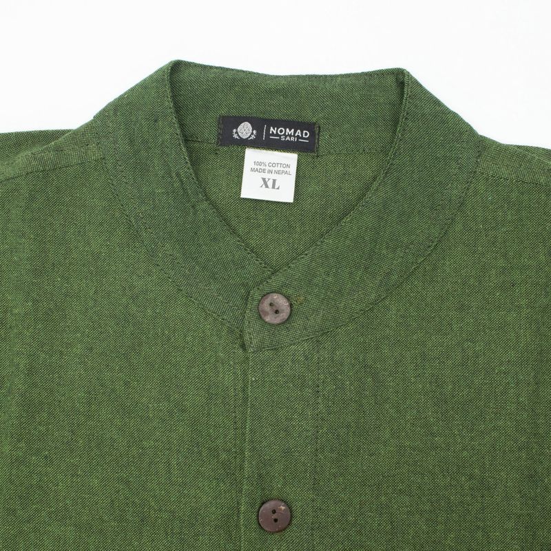 Nomad Sari Kathmandu Shirt - Forest Green - XL