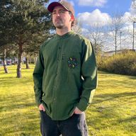 Nomad Sari Kathmandu Shirt - Forest Green - XXL