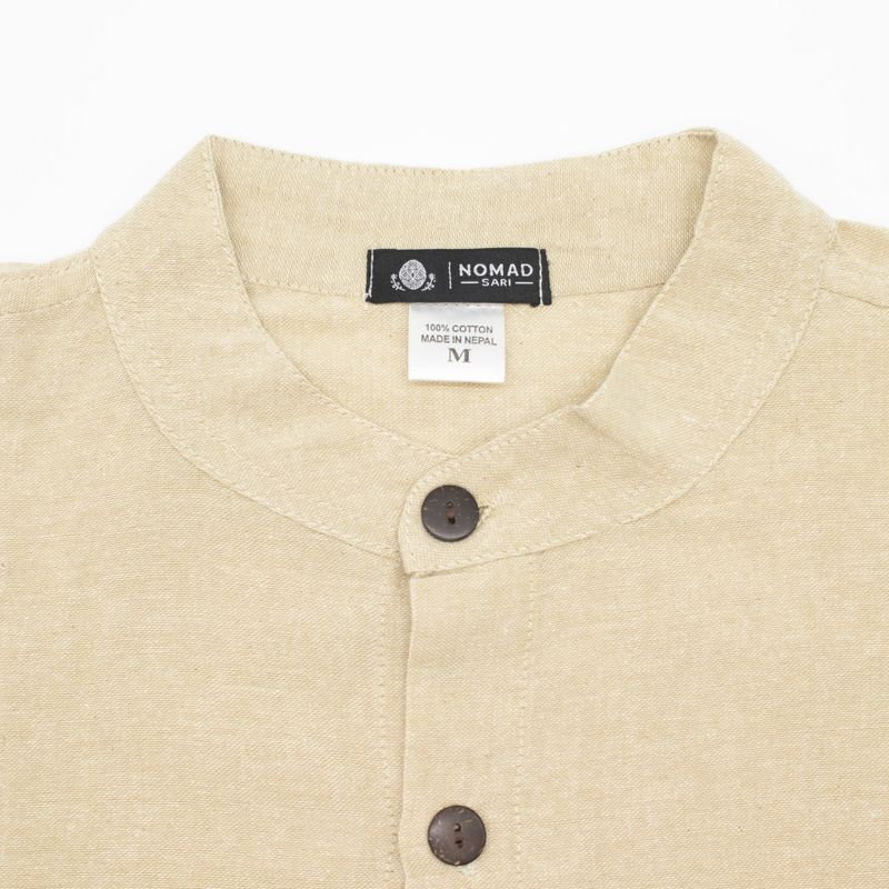 Nomad Sari Kathmandu Shirt - Stone - Medium