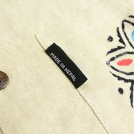 Nomad Sari Kathmandu Shirt - Stone - Medium
