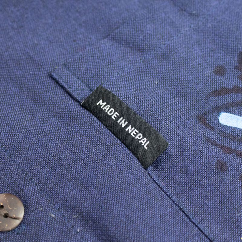 Nomad Sari Kathmandu Shirt - Indigo - XXL