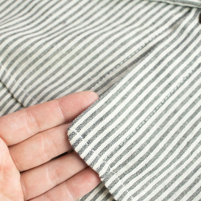 Nomad Sari Grandad Shirt - Grey Stone - Medium