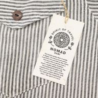 Nomad Sari Grandad Shirt - Grey Stone - Large