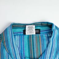 Nomad Sari Grandad Shirt - Turquoise - XL