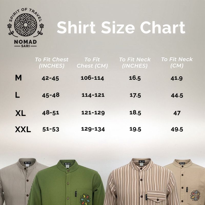 Nomad Sari Kathmandu Shirt - Stone - Large