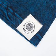 Nomad Sari Stonewashed Cotton T-Shirt - Stay Wild Moon Child - Blue - Large