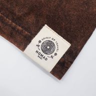 Nomad Sari Stonewashed Cotton T-Shirt - Sun & Zodiac - Brown - Small