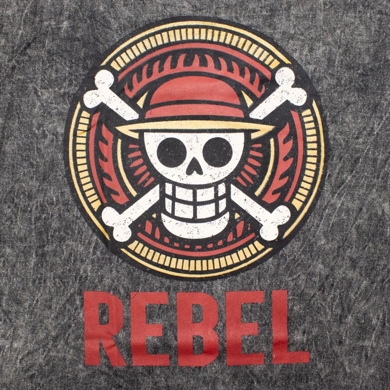 Nomad Sari Stonewashed Cotton T-Shirt - Rebel - Charcoal - Medium