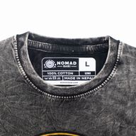 Nomad Sari Stonewashed Cotton T-Shirt - Rebel - Charcoal - Large