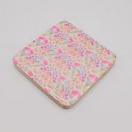 Set of 4 Square Coasters - Pretty Floral