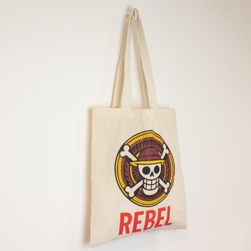 Nomad Sari Iconic Basic Tote Bag - REBEL - Natural 4oz