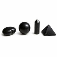 Four Gemstone Shapes - Black Tourmaline