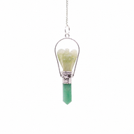 Angel Pendulum with Ring- Green Aventurine