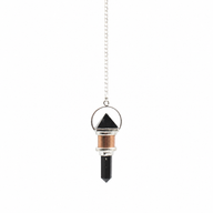 The Night Watcher- Combo Piece Copper Pendulum -  Obsidian