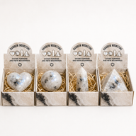 Four Gemstone Shapes - Rainbow Moonstone