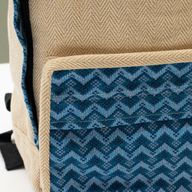 Large Kathmandu Backpack - Dhaka Design (39x28x13cm)