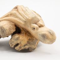 Handmade Parasite Wood Art Carving - Ocean Guarding Octopus