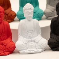 Matt Mini Buddha (Assorted Colours)