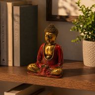 Red & Gold Buddha - Medium