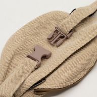 Cotton Hemp Style Belt (or Fanny) Bag - Natural