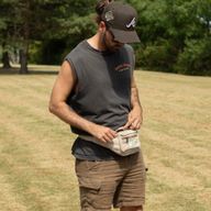 Cotton Hemp Style Belt (or Fanny) Bag - Natural