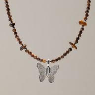 Nymph Spirit Gemstone Necklace Set - Sea Sunset