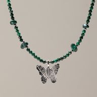 Nymph Spirit Gemstone Necklace Set - Forest Spirit