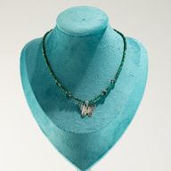 Nymph Spirit Gemstone Necklace Set - Forest Spirit