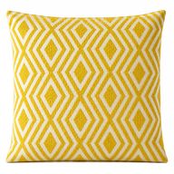 Classic Cushion Cover - Mustard Diamonds - 60x60cm - Jumbo Style
