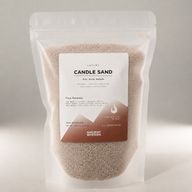 Fragranced Candle Sand - Latte Beige - Pure Serenity - 300g