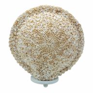 Boho Sea Shell Lamp - Cut Art Shell Large Round - 30cm