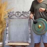 Medium Gong in Stand - 35cm - Greenwash