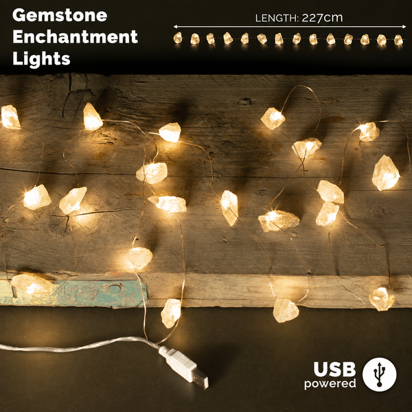 Gemstone Enchantment Lights - Citrine