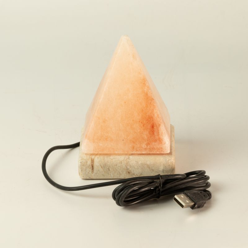 Quality USB Pyramid Salt Lamp - 9 cm (multi)